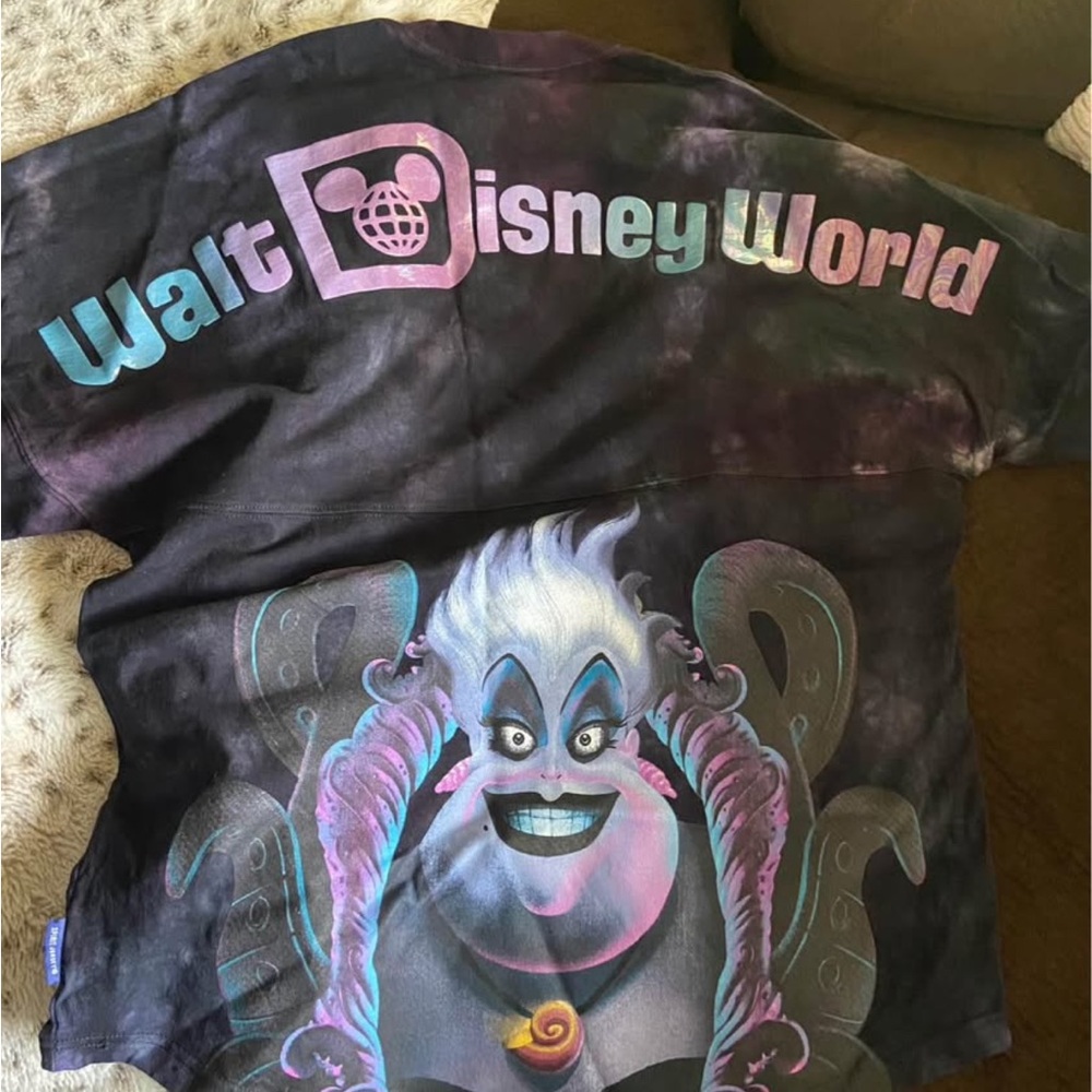 Disney Ursula Tie-Dye Tee with Purple and Black